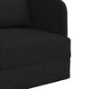 vidaXL Sofa postelja 60cm Črna blago