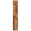 vidaXL Kopalniška omarica Old Wood 30x30x183,5 cm inženirski les