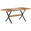 vidaXL Jedilna miza 160x80x76 cm robusten mangov les