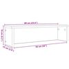 vidaXL Kitchen Racks Stackable 2 pcs star les 60x15x16 cm