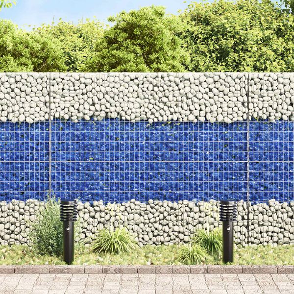 vidaXL Vrtne kamenine Modra 12 cm Steklo