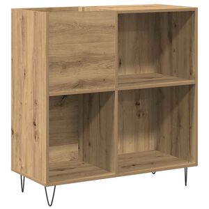 vidaXL Omara za plo&scaron;če artisan hrast 85 x 38 x 89 cm Inženirski les