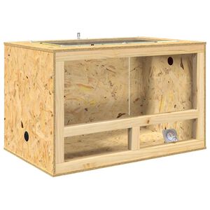 vidaXL Terarij Rjava 80 x 50 x 50 cm OSB