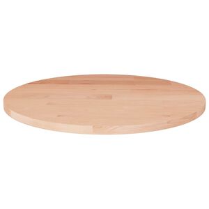 vidaXL Okrogla mizna plo&scaron;ča &Oslash;30x1,5 cm neobdelana trdna hrastovina