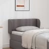 vidaXL U&scaron;esni vzglavnik Dim Siva 40 x 23 x 6 cm PVC