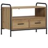 vidaXL TV omarica 67,5 x 33 x 50 cm Artisan hrast Inženirski les