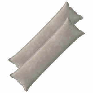 vidaXL Prevleka za blazino 2 kos HOUTEN Svetlo siva 40 x 145 cm