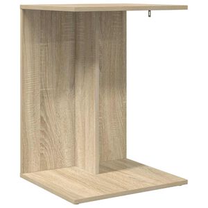 vidaXL Stranska miza Sonoma hrast 45 x 40 x 62,5 cm Inženirski les