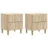 vidaXL Nočna omarica 2 kos Sonoma hrast 43 x 34,5 x 48 cm