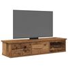 vidaXL Stenska omara Old Wood 88x26x18,5 cm Inženirski les