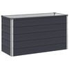 vidaXL Povi&scaron;ana vrtna gredica Antracit 100 x 40 x 55 cm