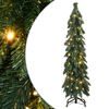 vidaXL Umetna osvetljena novoletna jelka 60 LED diod 120 cm