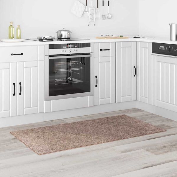 vidaXL Antiskluzna Shaggy Preproga Rjava 80 x 150 cm PP