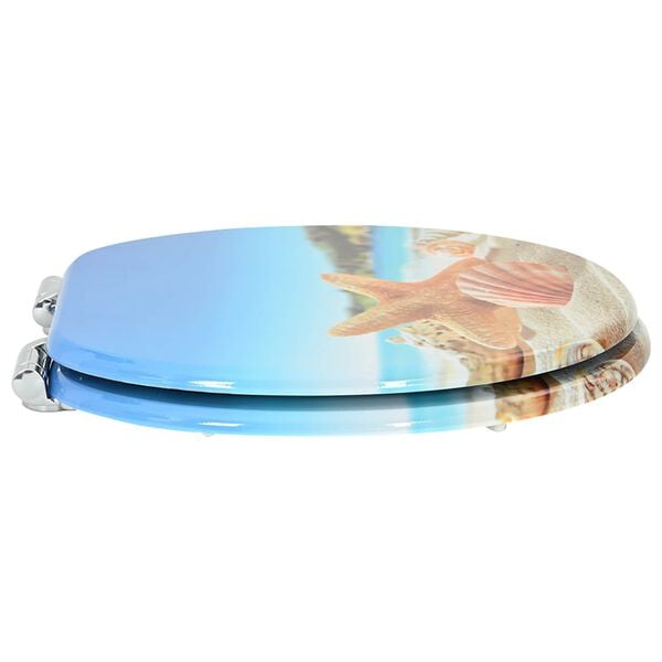 vidaXL Pokrivalo za strani&scaron;če 2 pcs Morska &scaron;koljka 44 x 38 cm