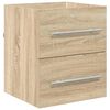 vidaXL Omarica za umivalnik Sonoma hrast 38,5 x 41 x 48 cm