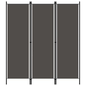 vidaXL Paravan 3-delni antraciten 150x180 cm
