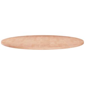 vidaXL Okrogla mizna plo&scaron;ča &Oslash;60x1,5 cm neobdelana trdna hrastovina