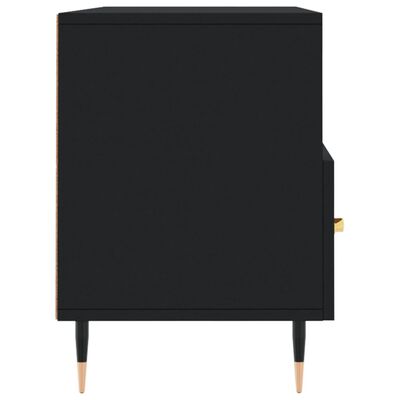 vidaXL TV omarica črna 102x36x50 cm inženirski les