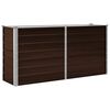 vidaXL Visoka greda rjava 160x40x77 cm pocinkano jeklo