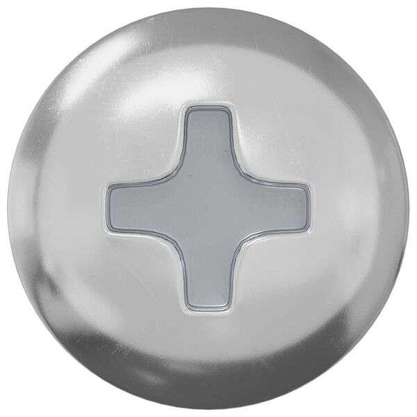 vidaXL Vijak 2 pcs srebrna 9,8 x 35 mm elezo