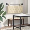 vidaXL Visoki naslon za glavo krema 110 x 55 x 7 cm blago