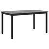 vidaXL Jedilne mize 140 x 80 x 75 cm Inženirski les Siva Sonoma