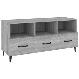 vidaXL TV omarica siva sonoma 102x35x50 cm konstruiran les