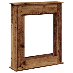 vidaXL Okvir za kamin starinski les 75x20x87,5 cm inženirski les