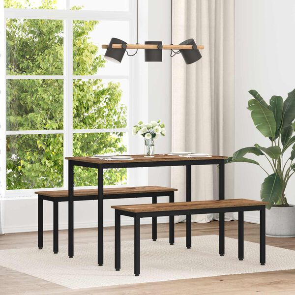 vidaXL Jedilne mize KOVINA