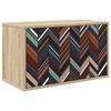 vidaXL Stenska TV omarica OMMEN 69 x 33 x 40 cm Sonoma hrast