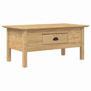 vidaXL Klubska miza BODO Medeno rjava 100 x 55 x 46 cm Inženirski les