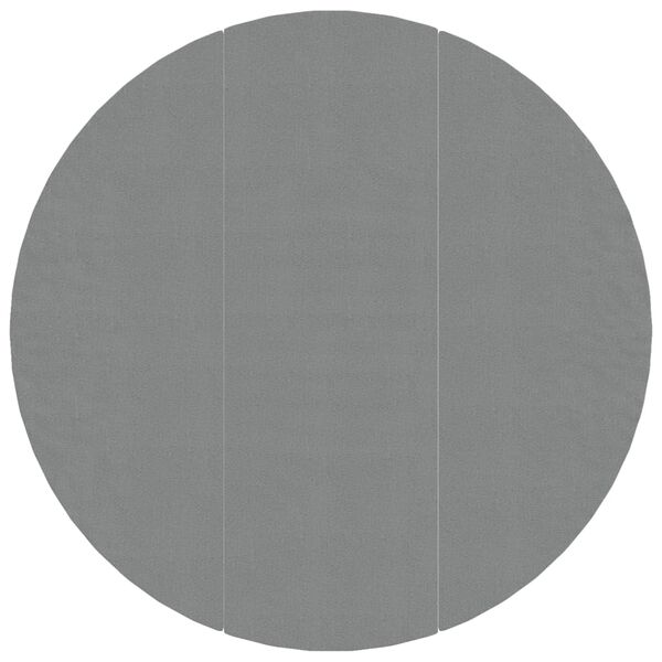 vidaXL Podloga za bazen svetlo siva Ø396 cm poliestrski geotekstil
