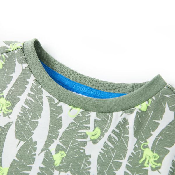 Otro&scaron;ka majica s kratkimi rokavi bež in temni br&scaron;ljan 104