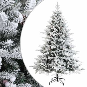 vidaXL Umetno Zložljivo Božično Drevo 120 cm PVC in kovina