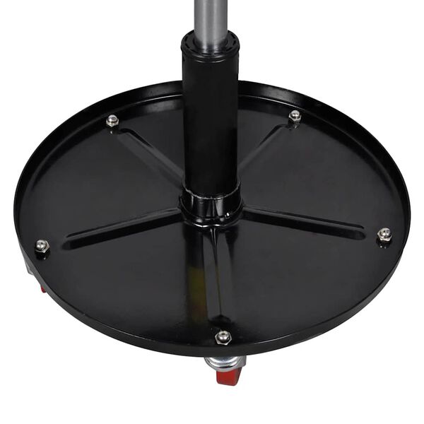 vidaXL Nastavljiv mehanični stol s kolesci za delavnico in garažo