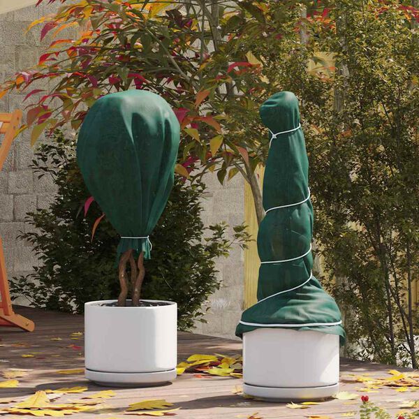 vidaXL Fleece za za&scaron;čito rastlin pred zmrzaljo Zelena 20 x 1,6 m