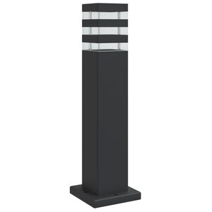 vidaXL Zunanja talna svetilka črna 50 cm aluminij