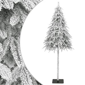 vidaXL Umetna novoletna jelka s snegom 150 cm