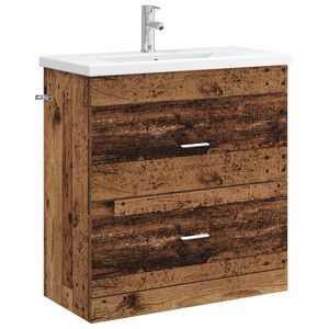 vidaXL Komplet pohi&scaron;tva za kopalnico Star les 81 x 40 x 84,5 cm