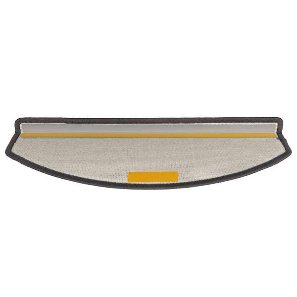 vidaXL Stopni&scaron;čne preproge 30 kosov 65x24x4 cm temno sive polkrožne velike