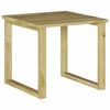 vidaXL miza Naravna 40 x 40 x 36 cm Impregnirana borovina