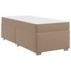 vidaXL Konstrukcija postelje Kapučino 90 x 200 cm PVC