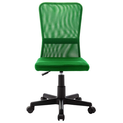 vidaXL Pisarniški stol zelen 44x52x100 cm mrežasto blago