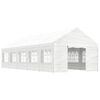 vidaXL Paviljon s streho bel 11,15x4,08x3,22 m polietilen