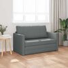 vidaXL Sofa postelja 110cm Temno siva blago