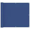 vidaXL Balconska mreža Modra 100 x 800 cm Oxford tkanina