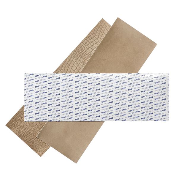 WallArt Usnjene plo&scaron;čice Nathan klasično rjave 16 kosov