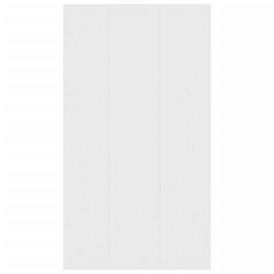vidaXL Knjižna omara/komoda bela 66x30x97,8 cm iverna plošča