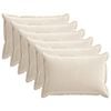 vidaXL Prevleka za blazino 6 kos HOUTEN Krem 30 x 50 cm