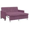 vidaXL Sofa postelja Vijolična Blago